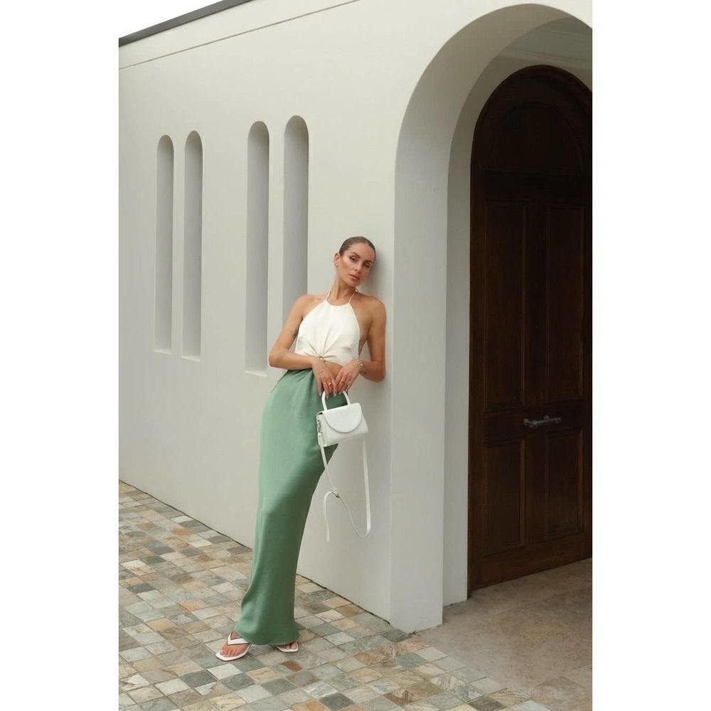 Bec+ Bridgecarrie Halter Maxi Dress Us10